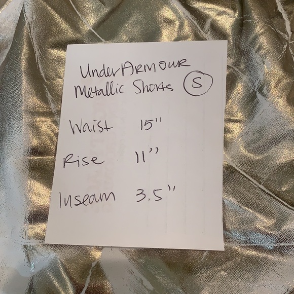 Under Armour Metallic Heat Gear Shorts - Picture 6 of 6